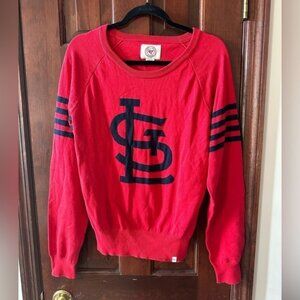 St. Louis Cardinals Knit Large Sweater Forty Seven Brand NWT